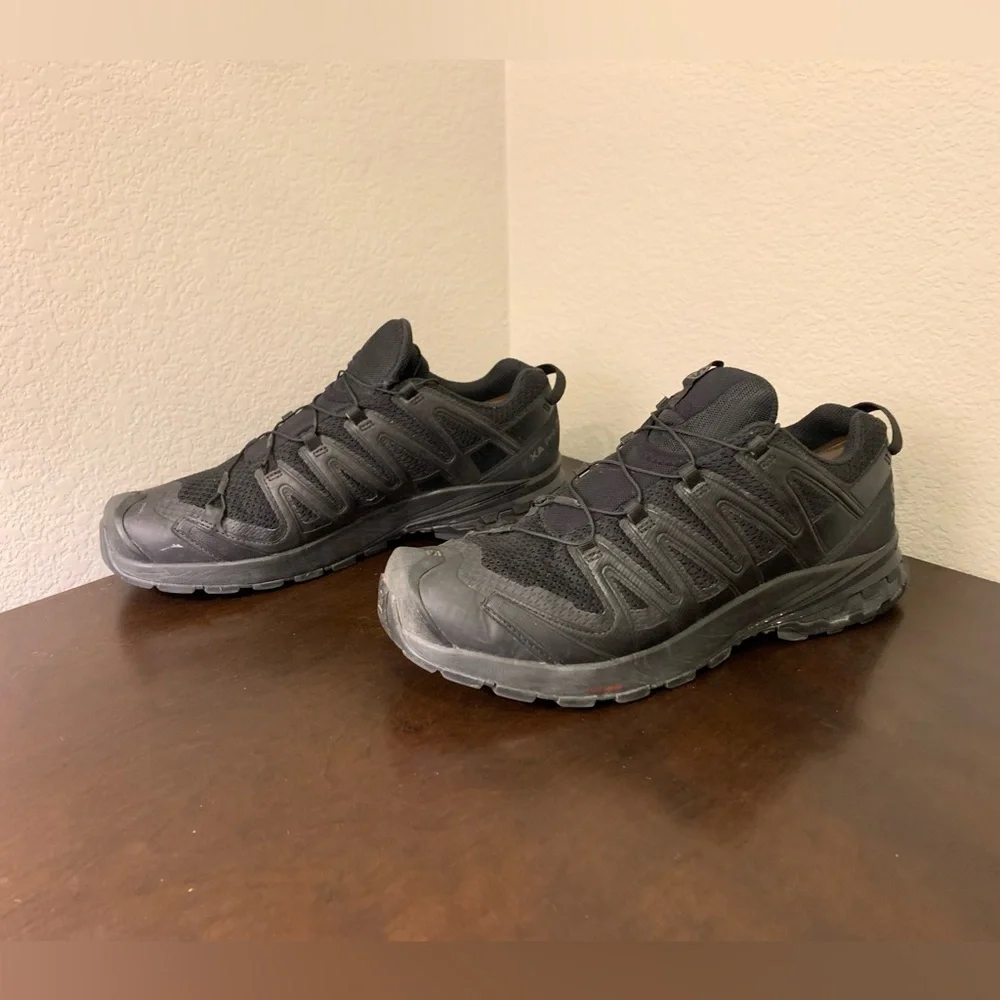 Salomon XA Pro 3D Shoes Triple Black Running Outdoor Quick Lace Men's Size 11.5
